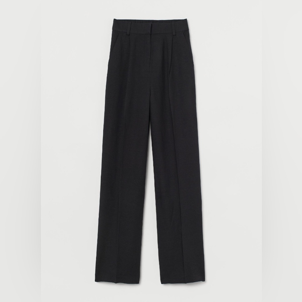 H&M linen blend trousers